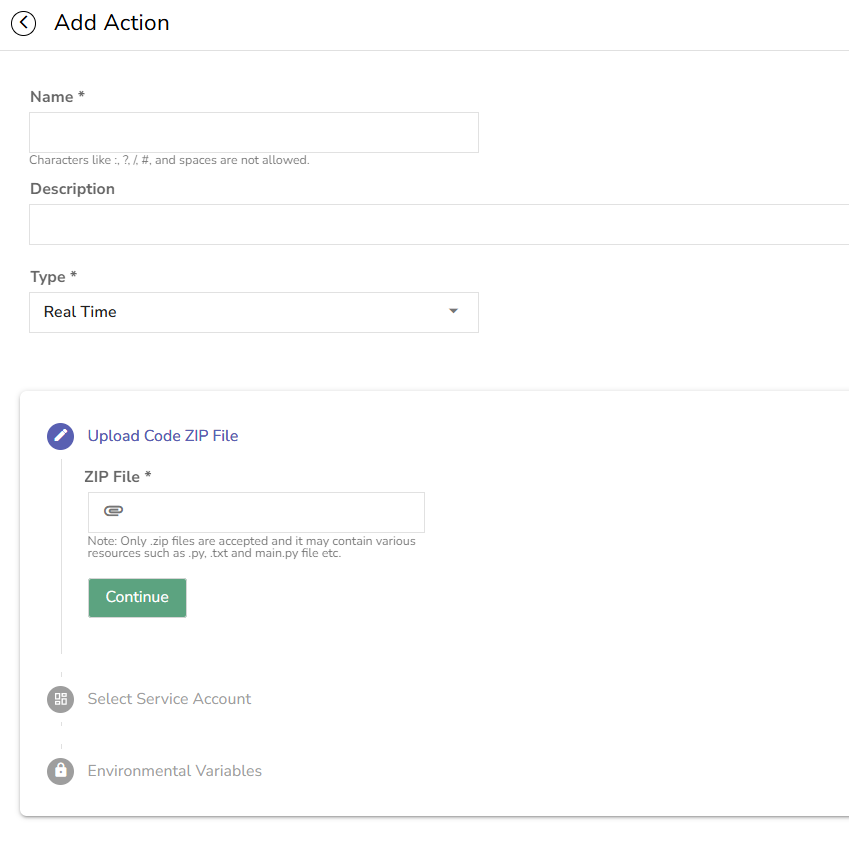 add action